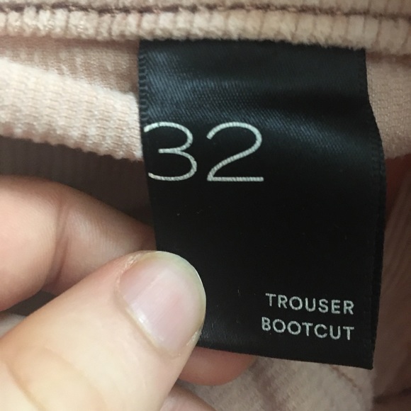 Anthropologie Pilcro Trouser Bootcut Corduroy Pants High Rise Pink - Picture 10 of 16